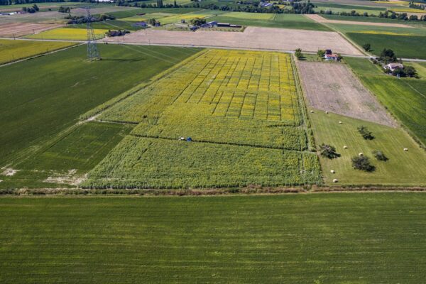 Dronefoto's Duras 2016-08-01, Duras, Frankrijk. Dronefoto's Chilou en Laulan.